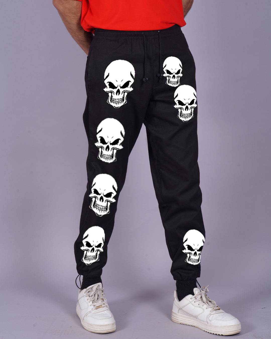Men Black Cargo Pants - Gothic Vibes(*)