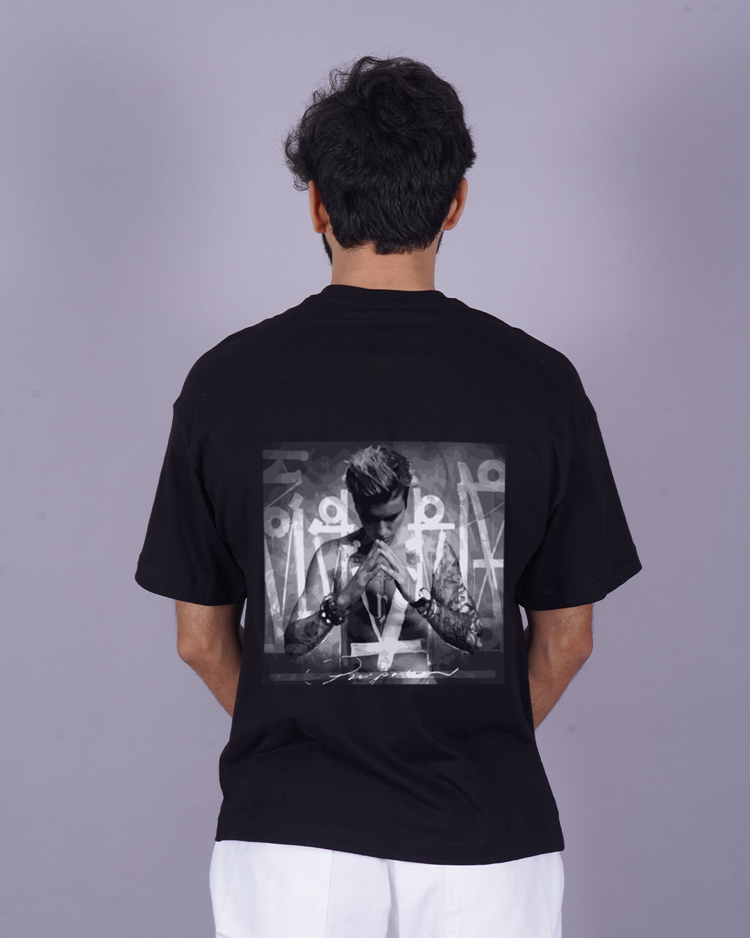 Male Oversized T-Shirt Set: Bieber 94 & What Do You Mean