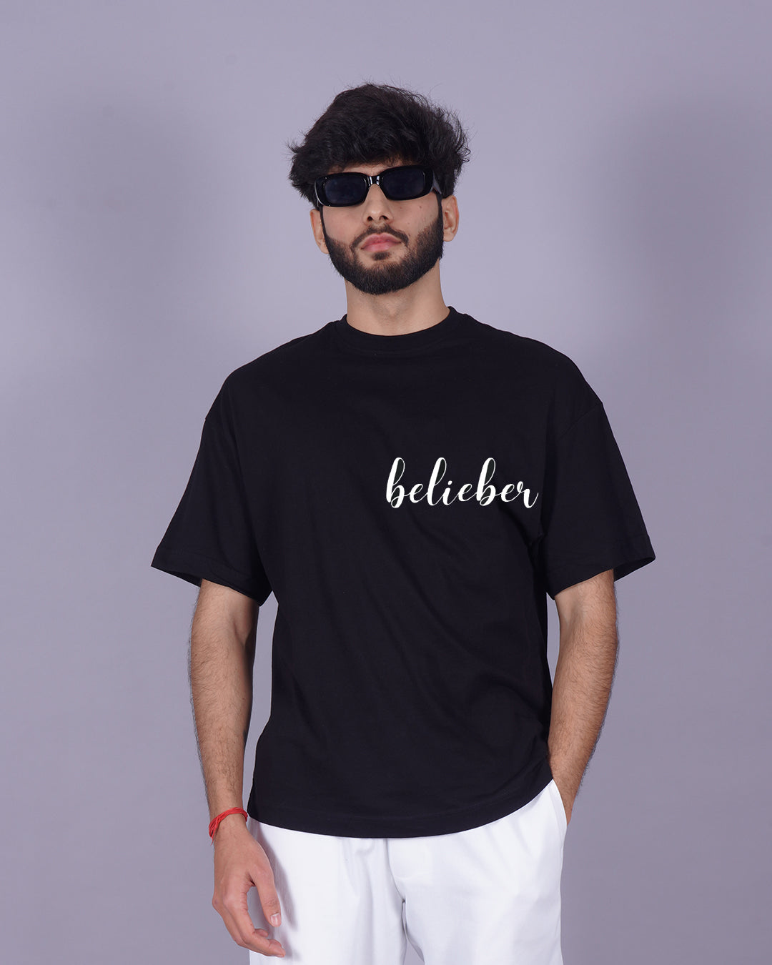 Male Oversized T-Shirt Set: Bieber 94 & What Do You Mean