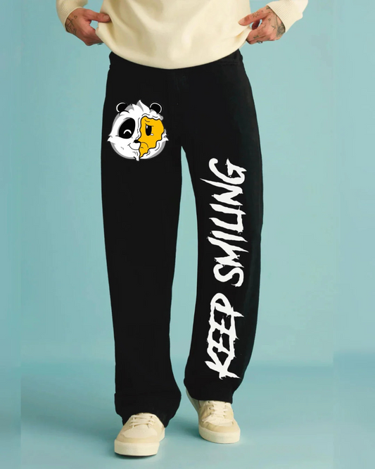 keep smile black pant (*)
