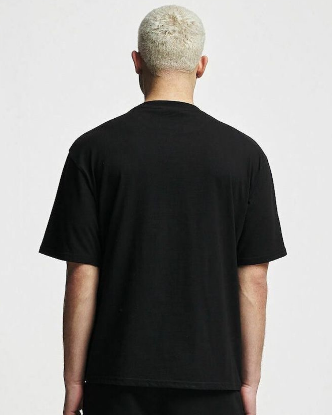 DOG FATHER UNISEX  OVERSIZED BLACK T-SHIRT