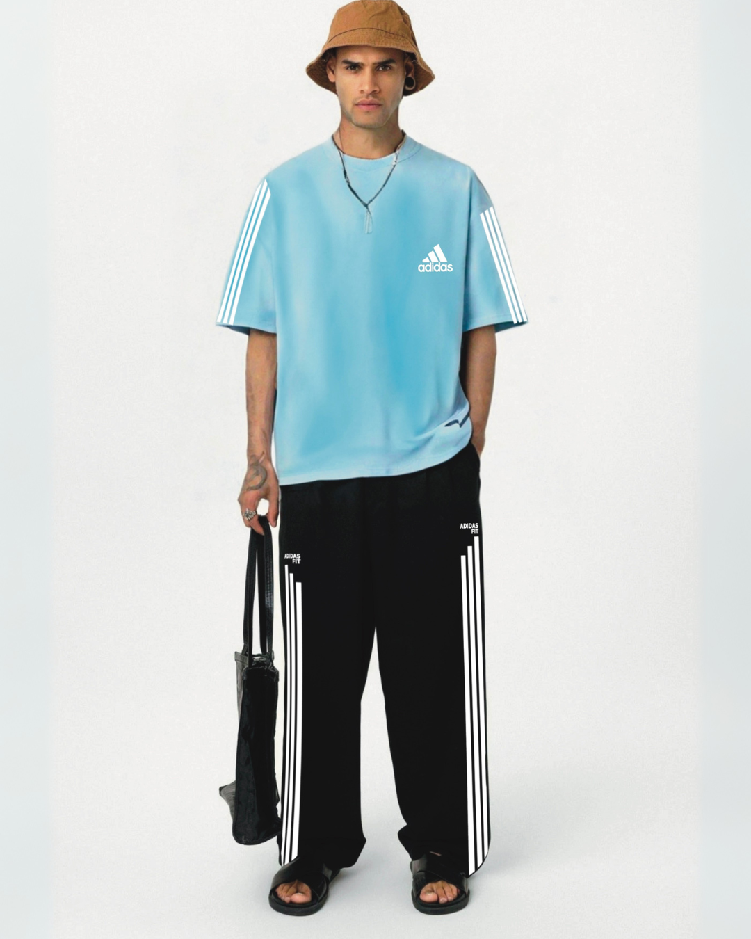 MEN ADDIDAS EDITION CORDSET BLUE AND BLACK(*)