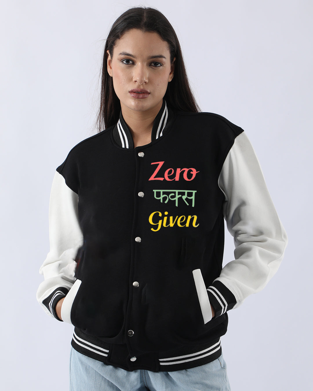 VINTAGE CLASSICS ZERO GIVEN VARSITY JACKET
